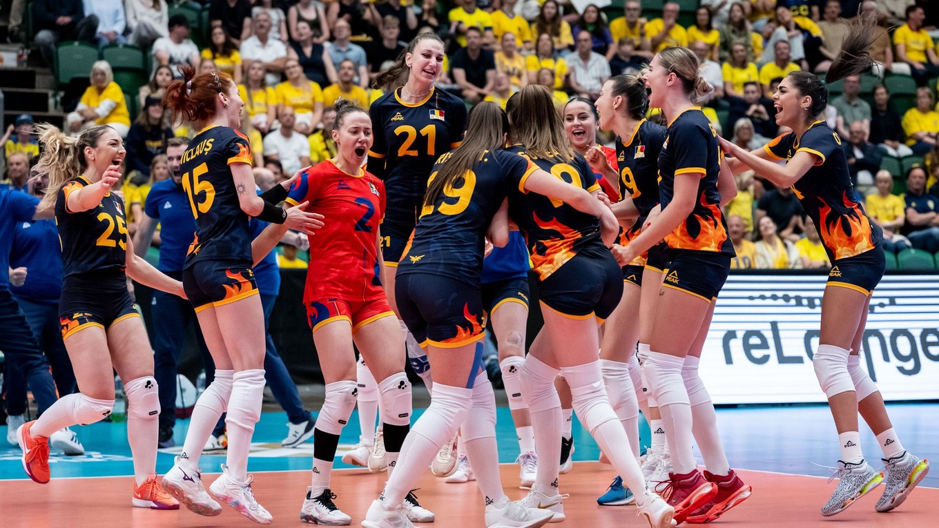 Volejbalistky Rumunska. 