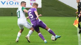 Zľava Damián Bariš (Skalica) a Dominik Špiriak (Komárno)