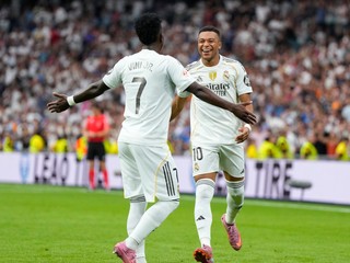 Kylian Mbappe a Vinicius Junior.