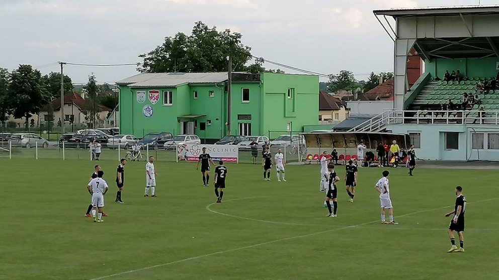 Momentka zo zápasu Rimavská Sobota - Námestovo.