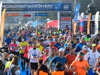 Medzinárodný maratón mieru v Košiciach. 