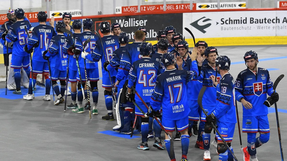 Slovenskí reprezentanti na MS v hokejbale 2024.