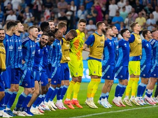 Futbalisti ŠK Slovan Bratislava.