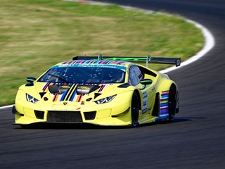 Adam Konôpka z tímu ARC Bratislava na Lamborghini Huracan GT3.