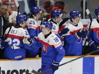 Juraj Pekarčík oslavuje gól so striedačkou v zápase Slovensko - Kazachstan na MS U20 2025