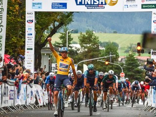 Francúzsky cyklista Paul Magnier vyhral 2. etapu pretekov Okolo Slovenska 2026.