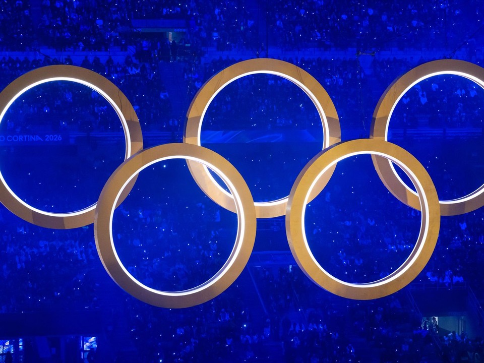 Olympijské kruhy.