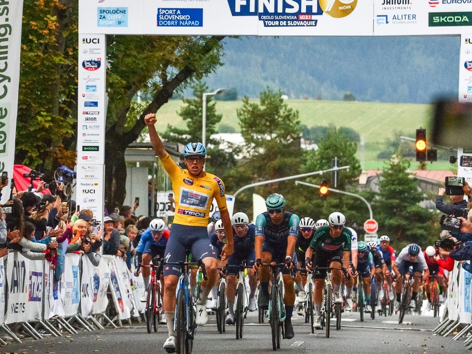 Francúzsky cyklista Paul Magnier vyhral 2. etapu pretekov Okolo Slovenska 2026.