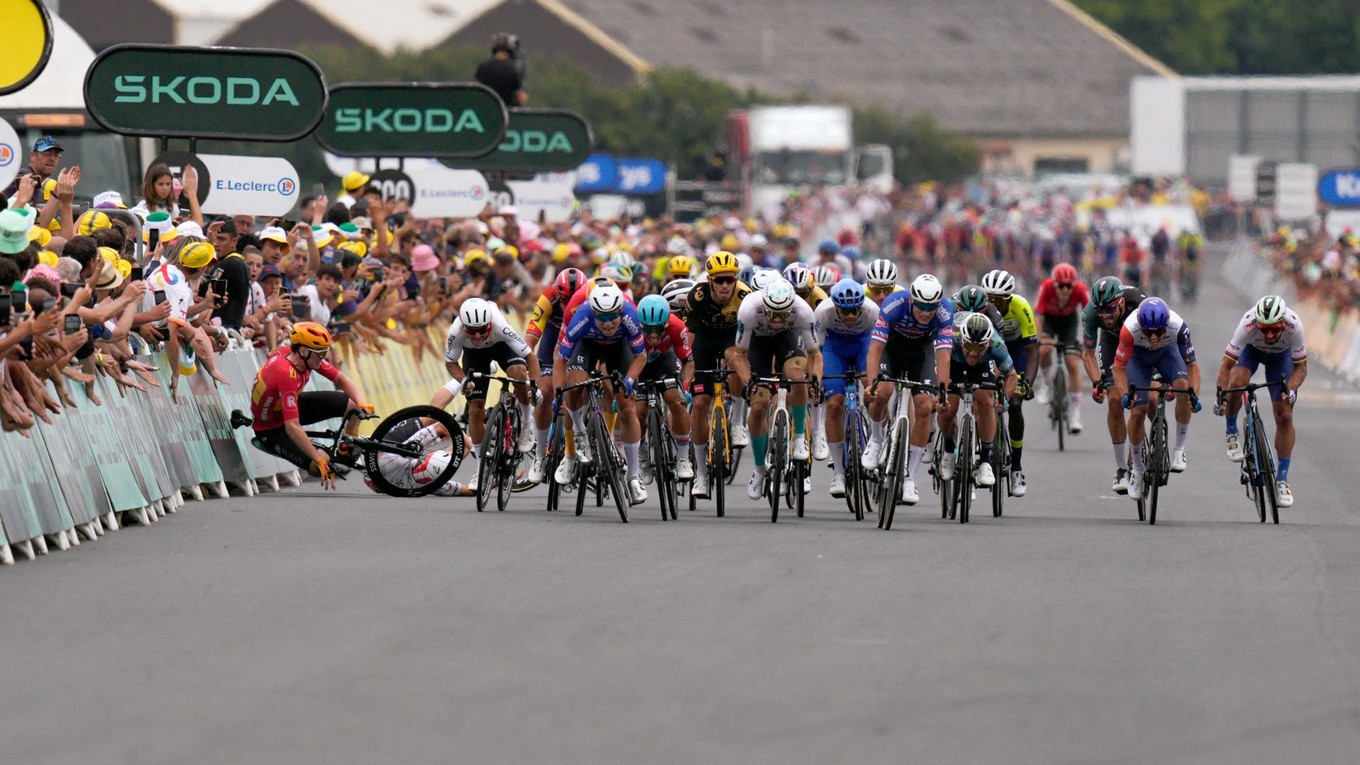 Záver 4. etapy Tour de France 2023.