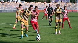 Momentka zo zápasu MFK Dukla Banská Bystrica - DAC Dunajská Streda v 3. kole Niké ligy.