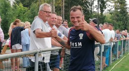 Rozradostený Mário Kurák po zápase s Rimavskou Sobotou.