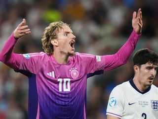 Nick Woltemade počas finále EURO U21 2025 na Slovensku.