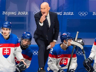 Tréner slovenského tímu Craig Ramsay na ZOH 2022 v Pekingu.