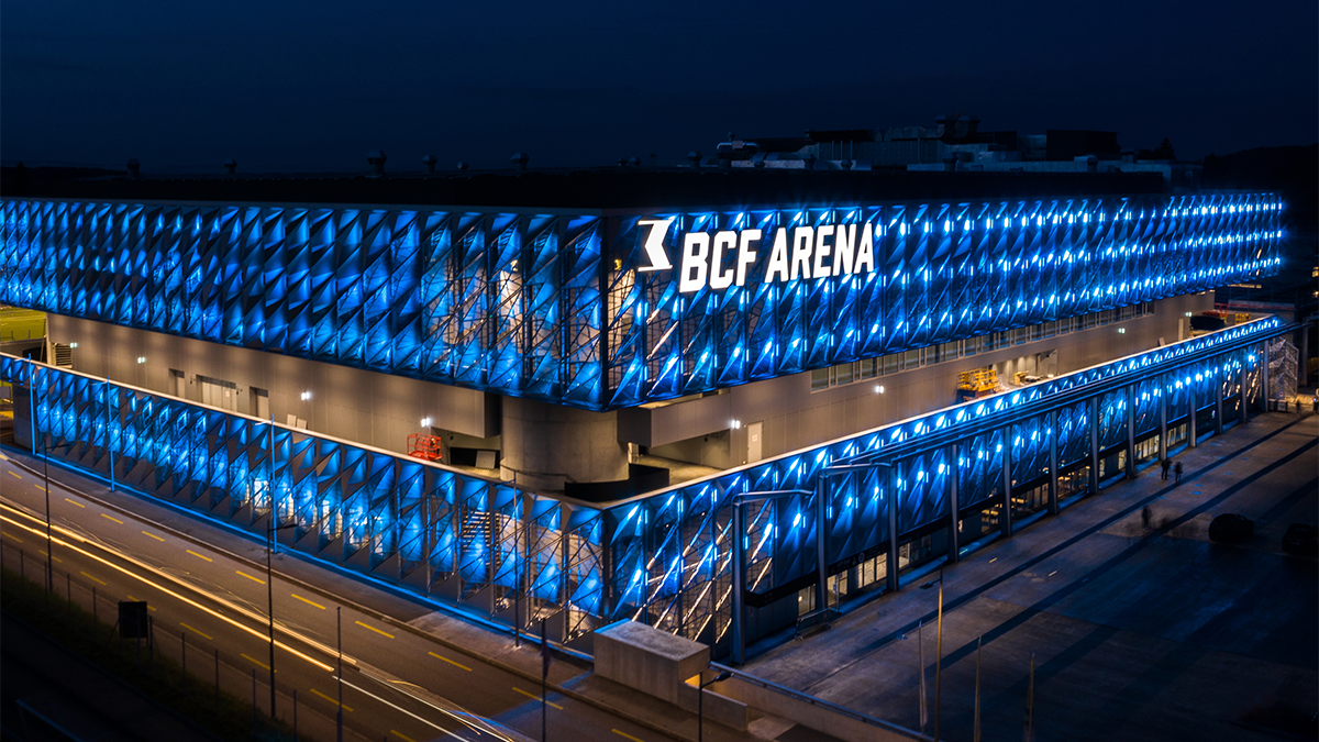 BCF Arena vo Fribourgu. 