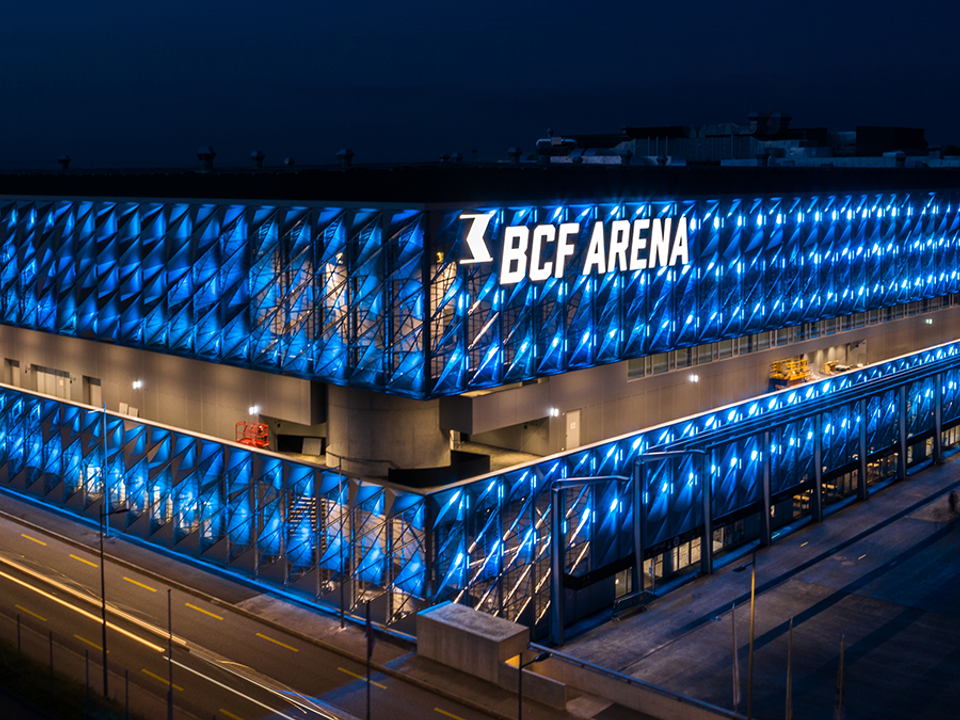 BCF Arena vo Fribourgu. 