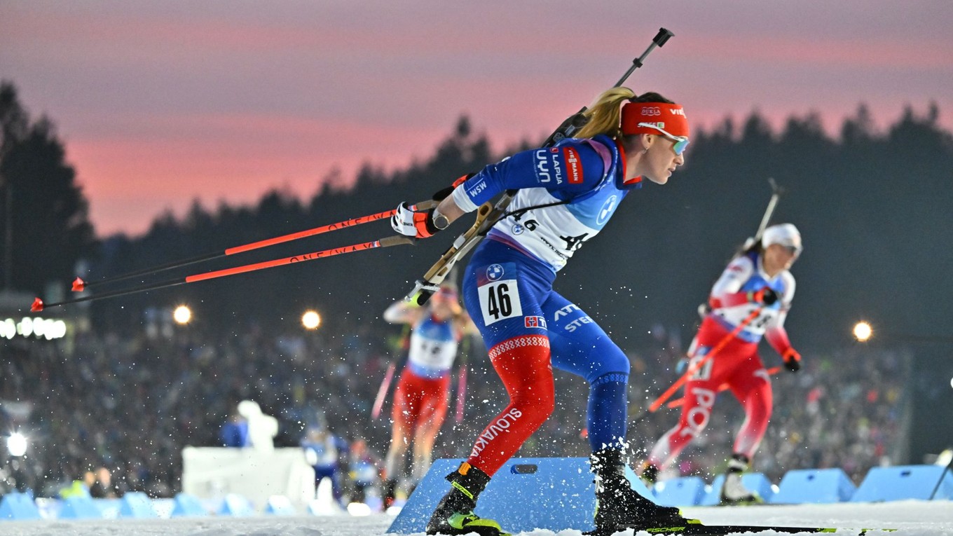 Slovenská biatlonistka Paulína Bátovská Fialková.