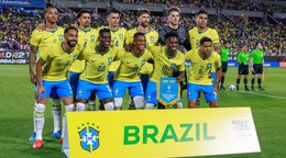 Futbalisti Brazílie.