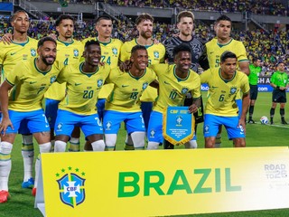 Futbalisti Brazílie.