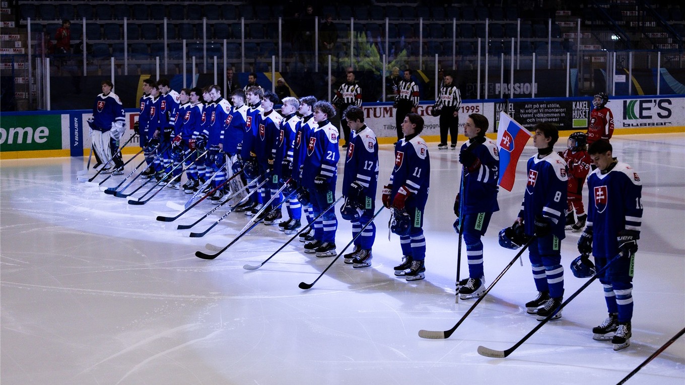 Slovenskí hokejisti do 20 rokov
