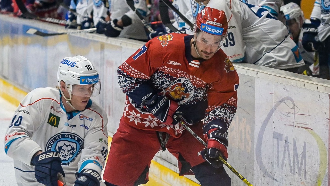 Ben Betker (vpravo) počas pôsobenia vo Zvolene. 