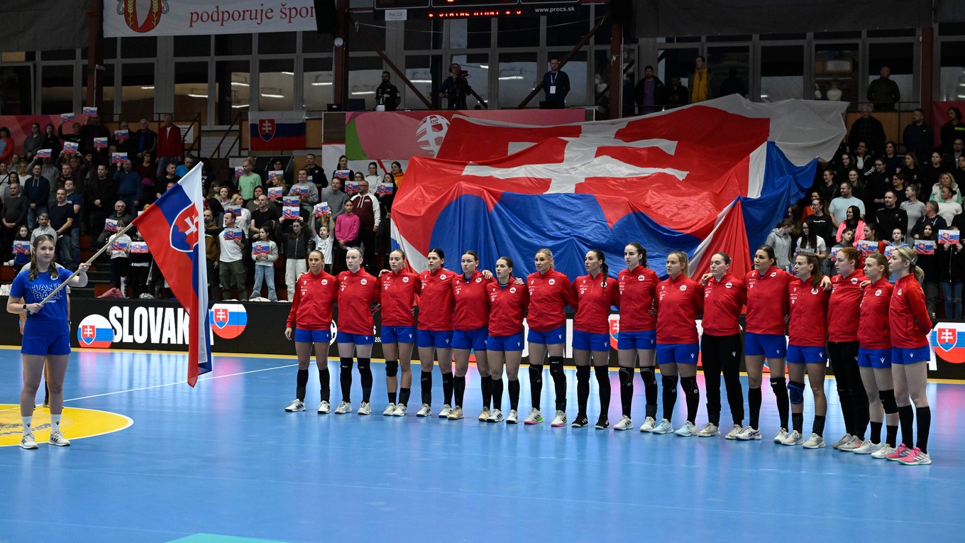 Slovenské hádzanárky.