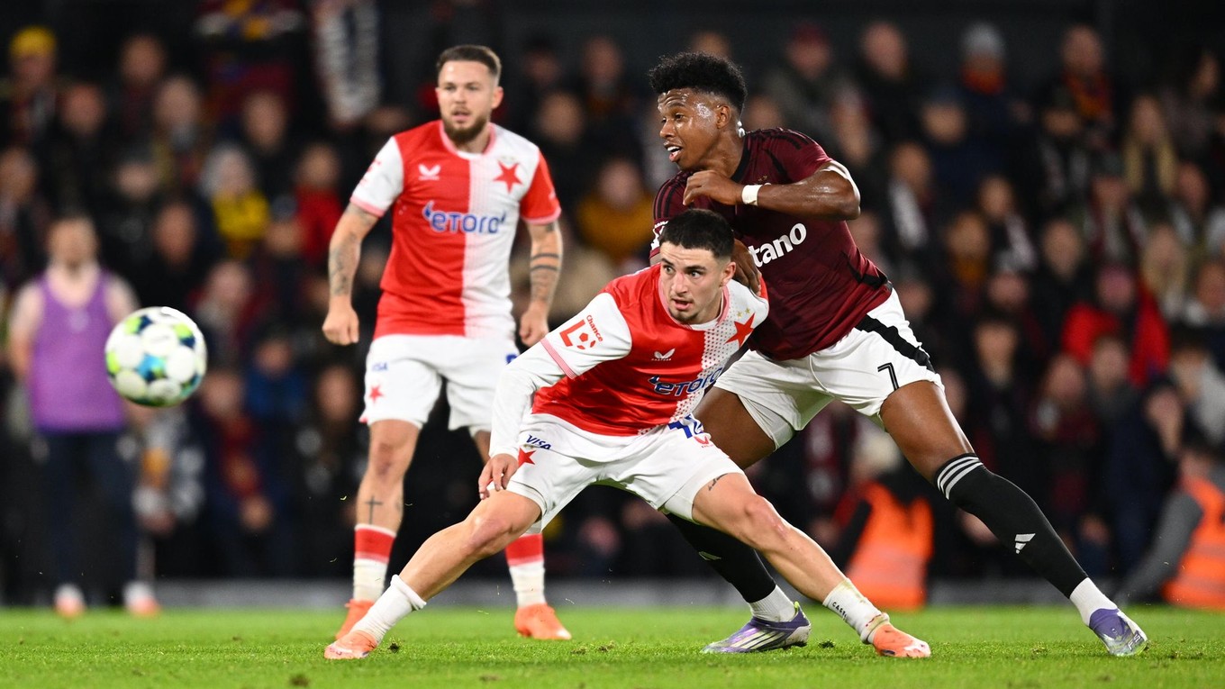 Fotka zo zápasu Sparta Praha - Slavia Praha.
