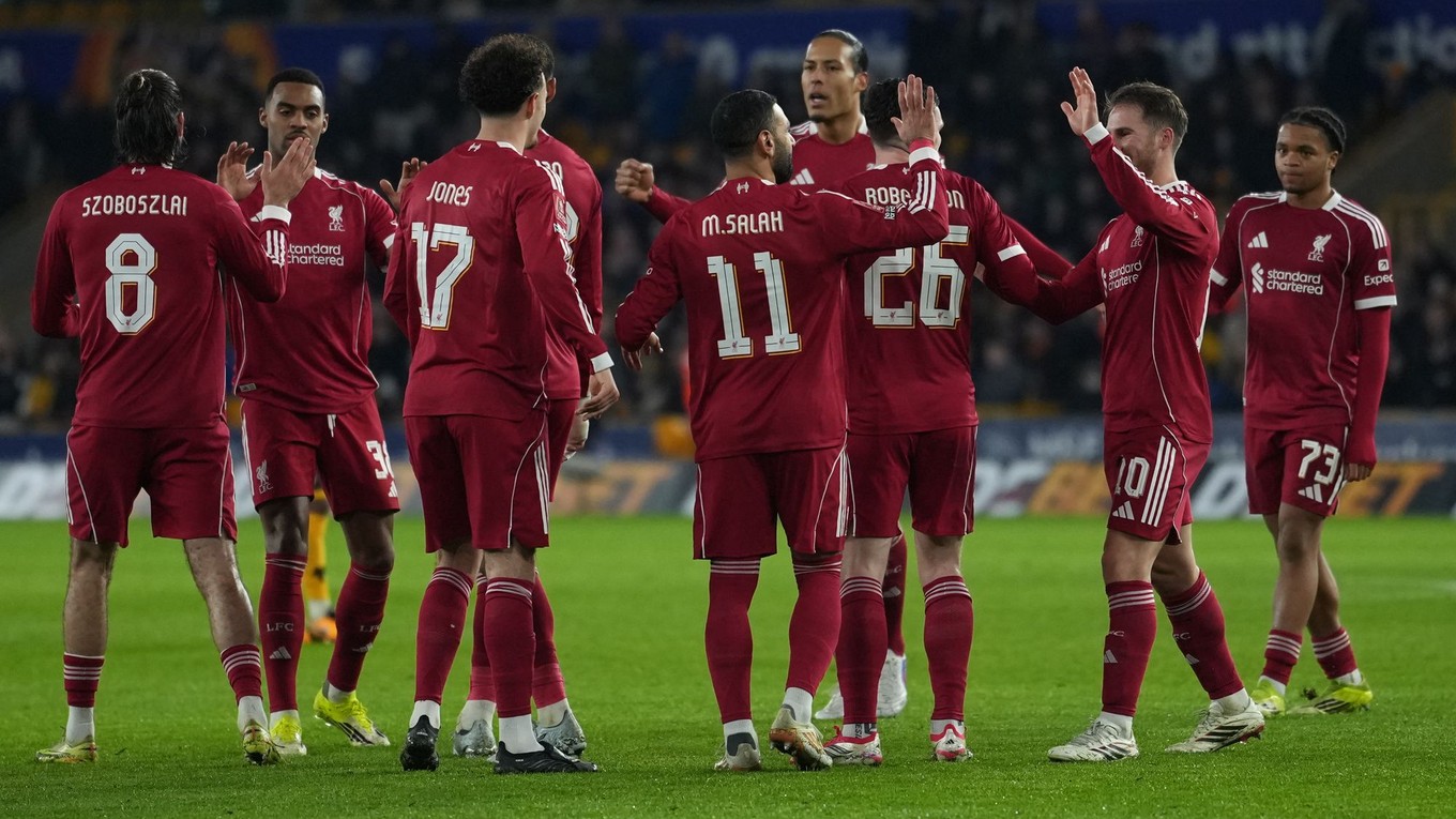 Liverpool sa teší z gólu