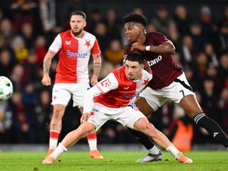 Fotka zo zápasu Sparta Praha - Slavia Praha.