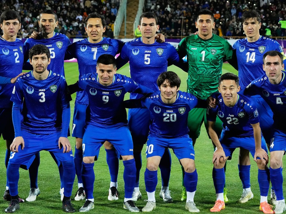 Futbalisti Uzbekistanu.