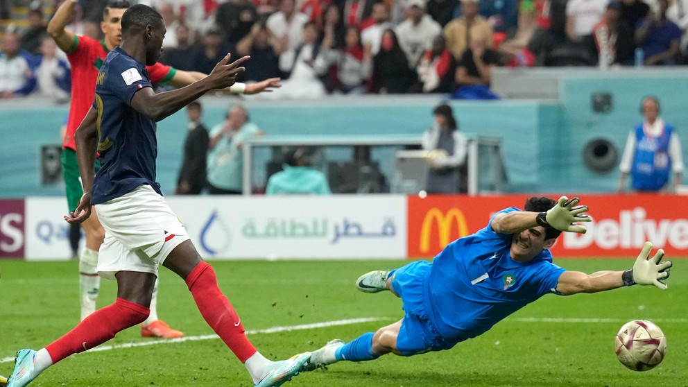 Druhý gól v semifinále Francúzsko - Maroko strelil v 80. minúte Randal Kolo Muani.