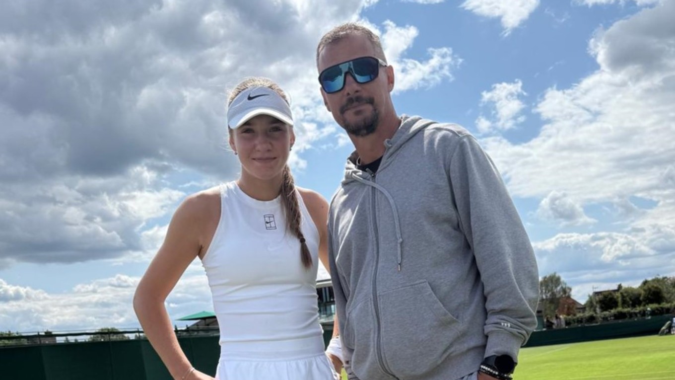 Laura Masaryková a jej tréner Juraj Dulík