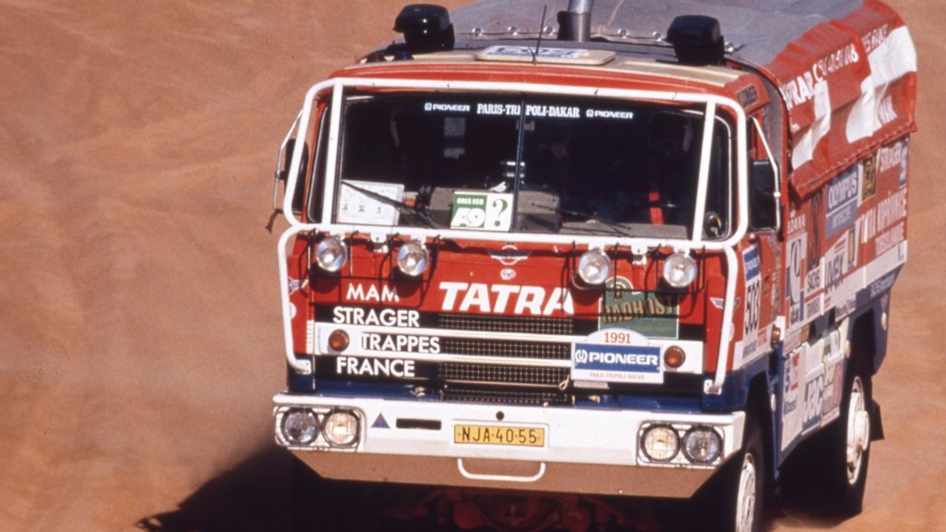 Tatra 815 4×4 Karla Lopraisa (#503) prišla v roku 1991 o víťazstvo v priebehu poslednej etapy.
