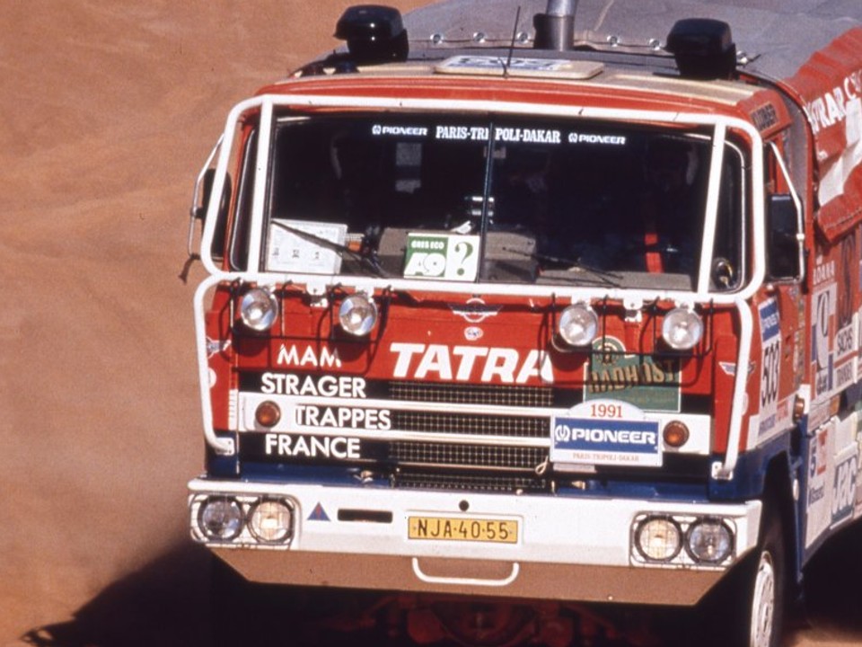 Tatra 815 4×4 Karla Lopraisa (#503) prišla v roku 1991 o víťazstvo v priebehu poslednej etapy.