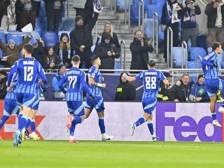 Futbalisti ŠK Slovan Bratislava. 