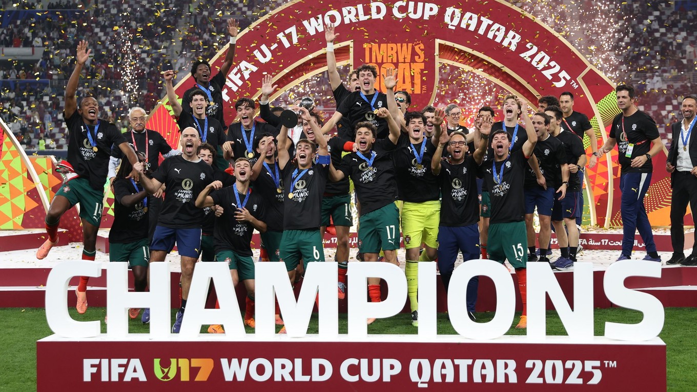 Portugalskí futbalisti získali zlato na majstrovstvách sveta hráčov do 17 rokov.