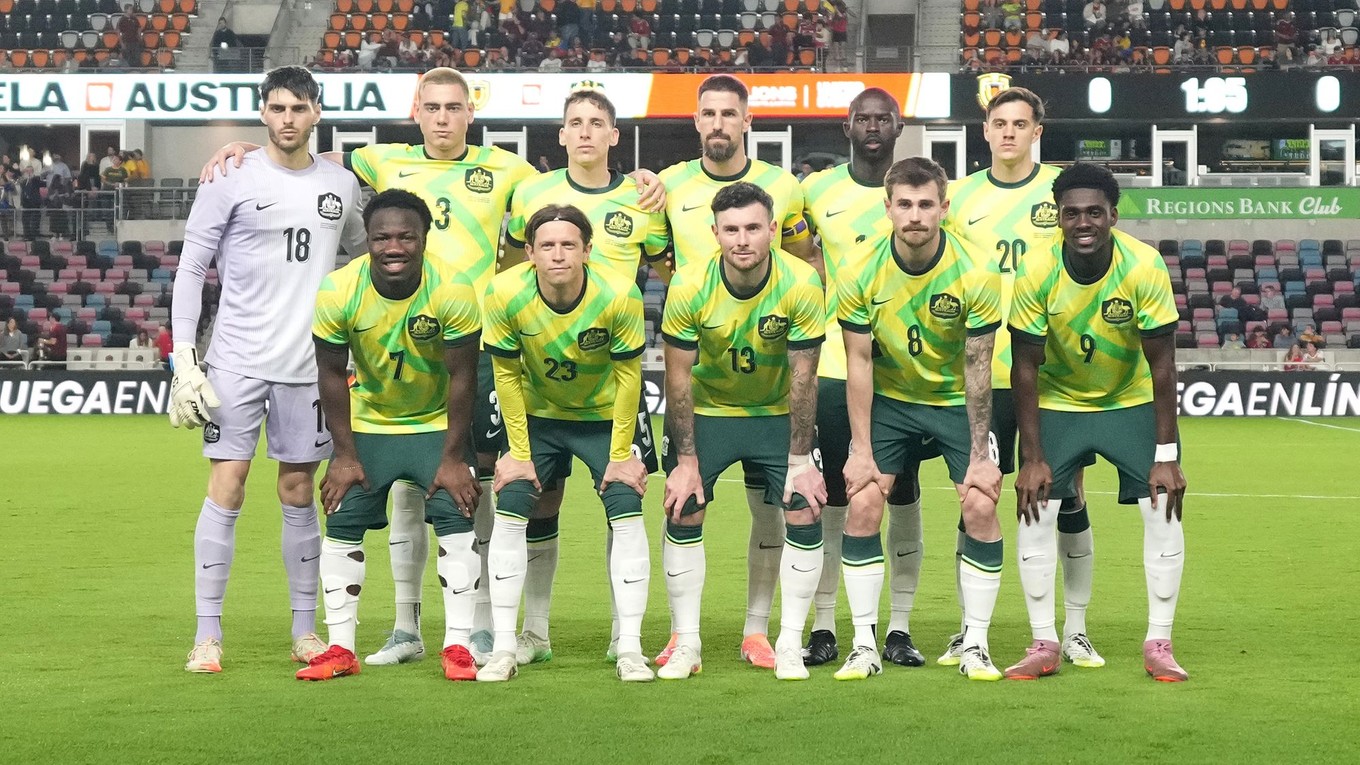 Futbalisti Austrálie.