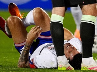 Zranený Chrisitan Pulisic