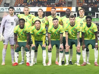 Futbalisti Austrálie.