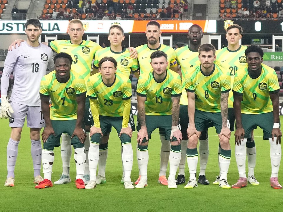Futbalisti Austrálie.