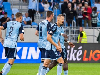 Futbalisti ŠK Slovan Bratislava.