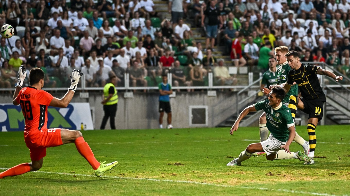 Samuel Petráš bol neprekonateľný v zápase Győri ETO FC - AIK Stockholm.