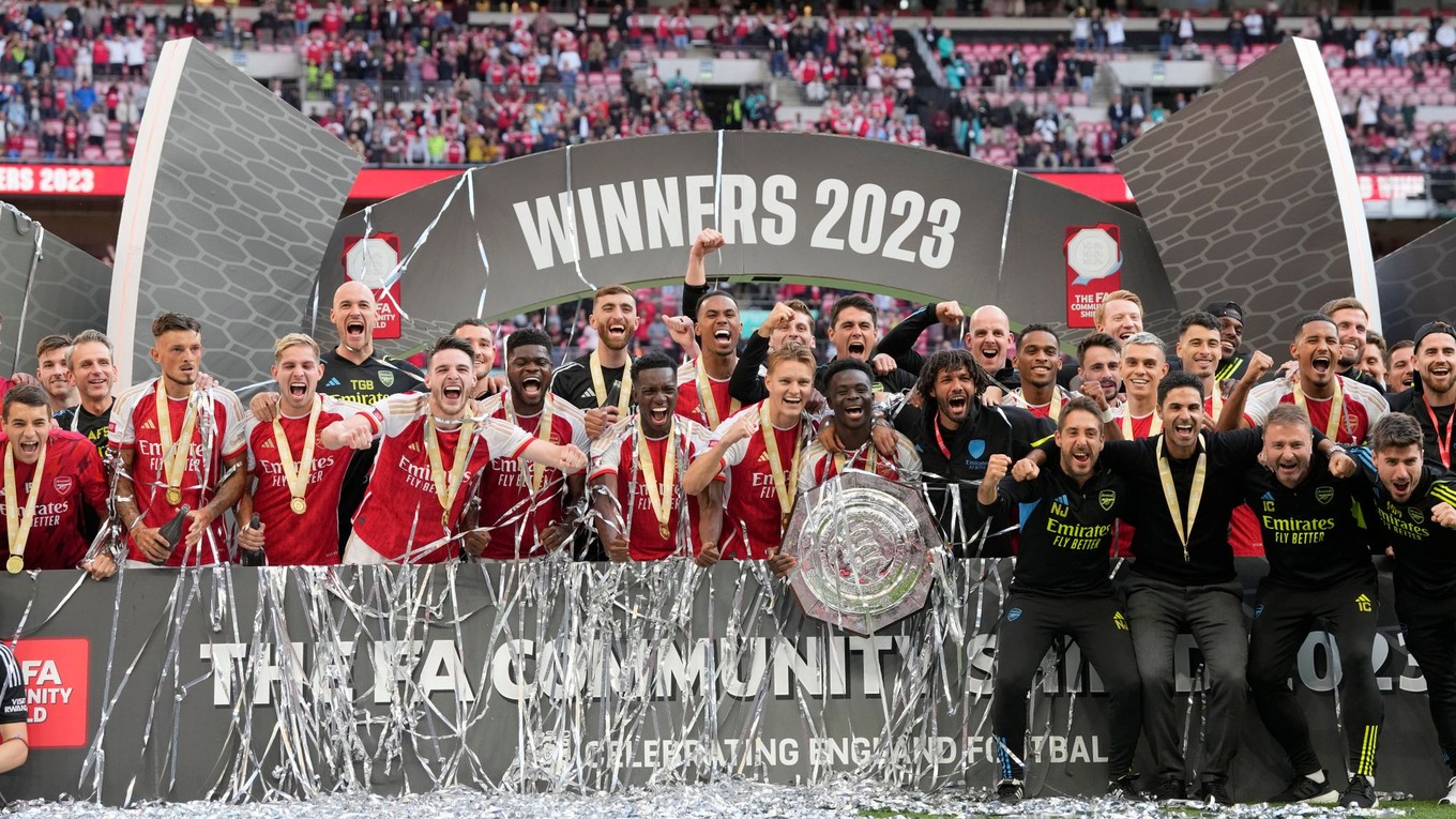 Futbalisti Arsenalu zvíťazili v dueli o Community Shield 2023. 