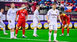 Momentka zo zápasu Čierna Hora - Česko na MS v malom futbale 2025