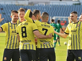 Futbalisti Interu Bratislava.