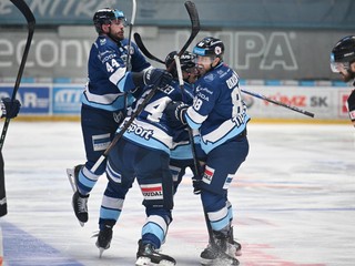 Hráči Nitry sa radujú po strelení gólu