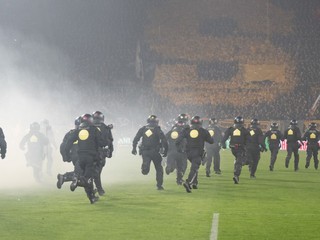 Fotka zo zápasu Drážďany - Hertha.