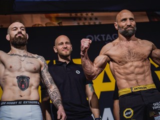 Sledujte zápas Petr Monster Kníže vs. Andrea Fusi dnes live ako hlavný súboj galavečera Oktagon MMA 23.