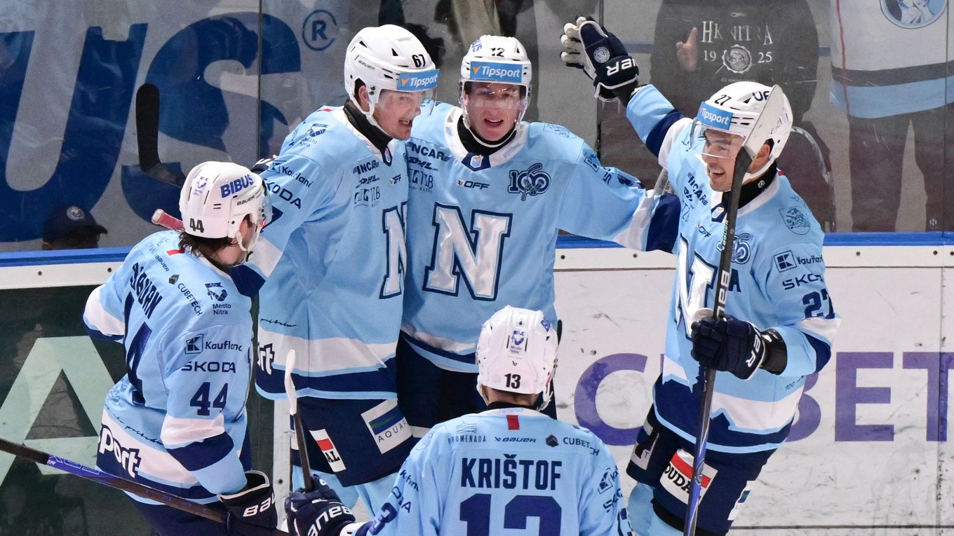 Radosť hráčov Nitry