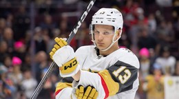Jakub Demek v drese Vegas Golden Knights.
