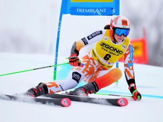 Petra Vlhová v 2. kole obrovského slalomu Svetového pohára v alpskom lyžovaní žien v kanadskom stredisku Tremblant
